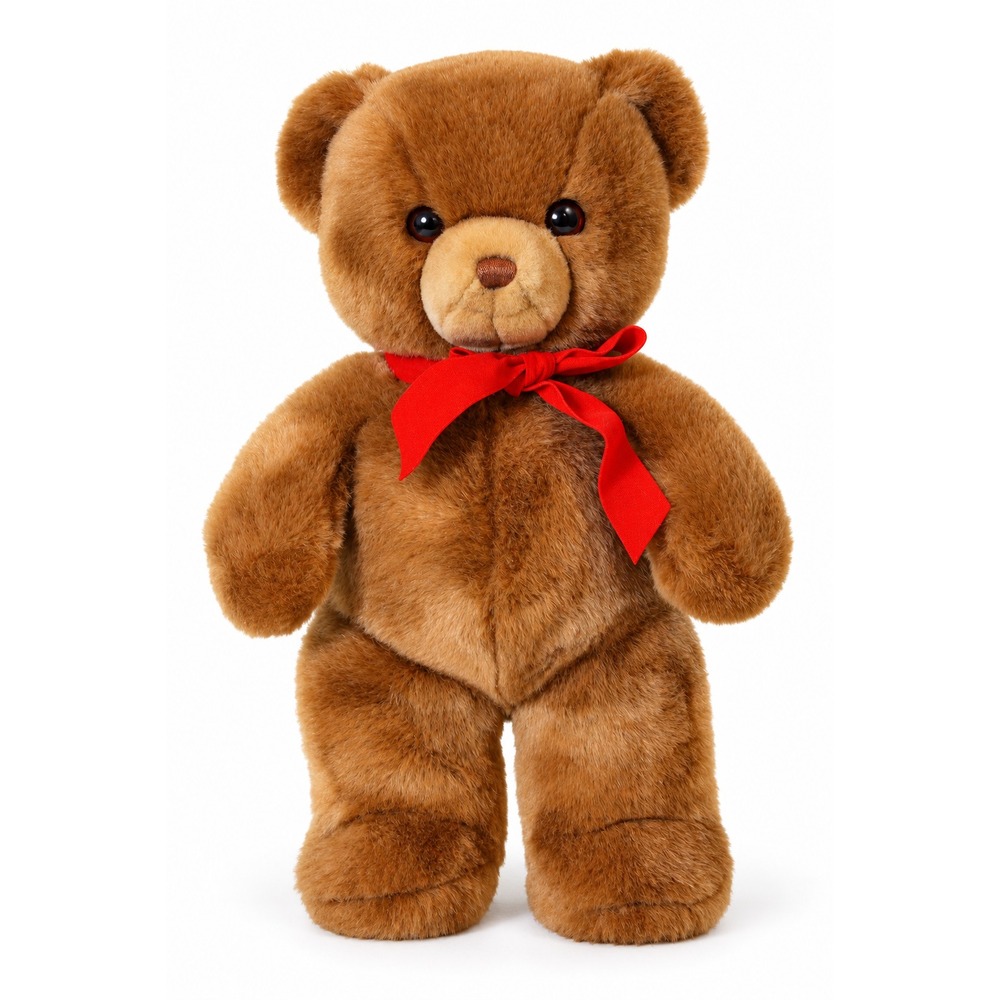 Vintage 1983 GUND Karitas Tender Teddy 15" Plush Brown Bear Stuffed Animal